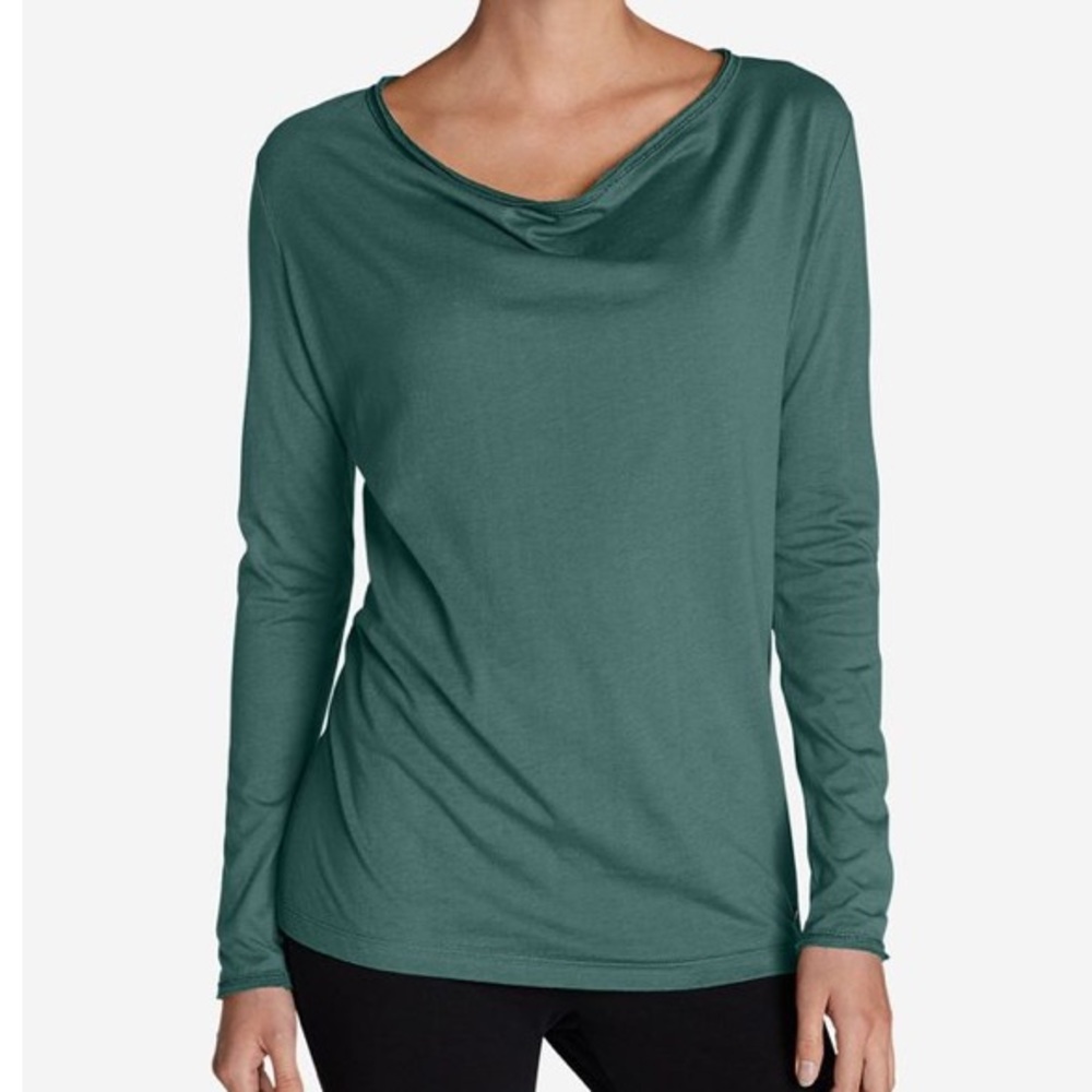 Like New! Eddie Bauer Girl On The Go Cowl Shirt
